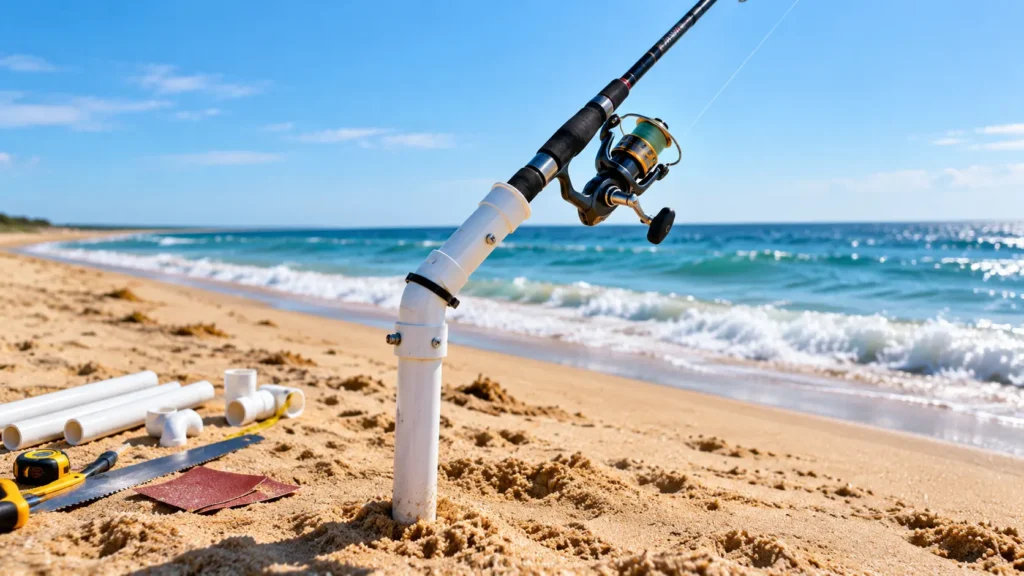 How to Make Surf Fishing Rod Holder