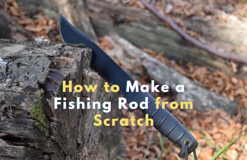 how to make a fishing rod in the wild 1