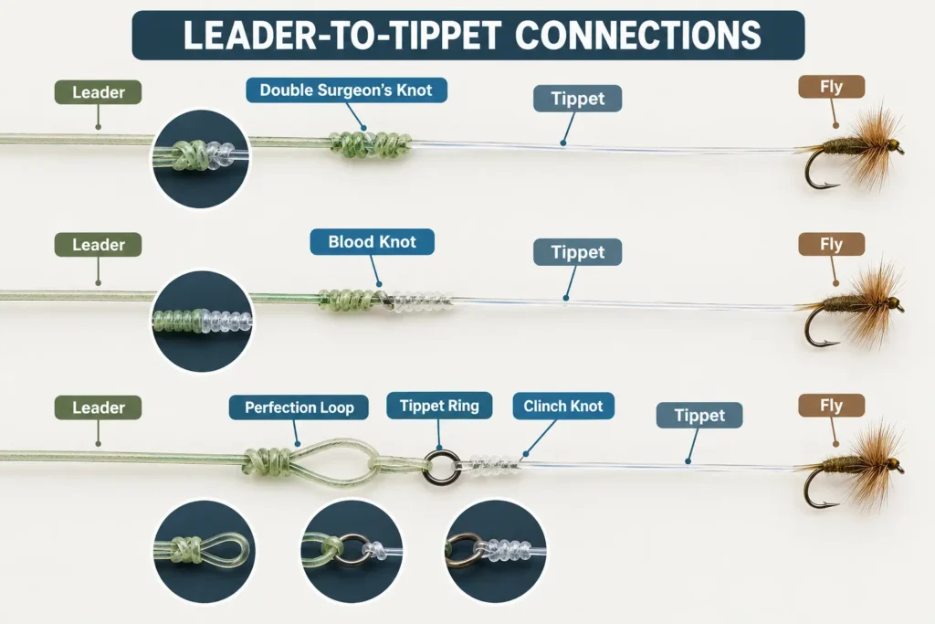 Fly Fishing Tippet 101 - Sizes, Types & How to Choose 3 How to Tie Tippet to a Leader and Attach a Fly
