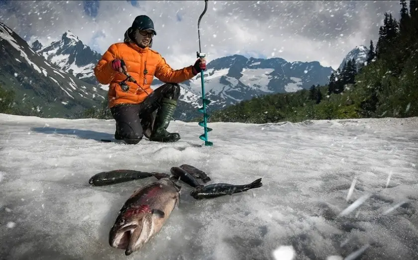 what bait to use for ice fishing