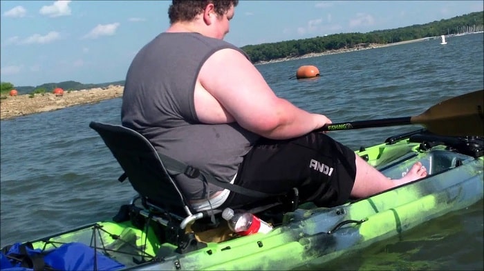 What happens if you are too weighty for a kayak