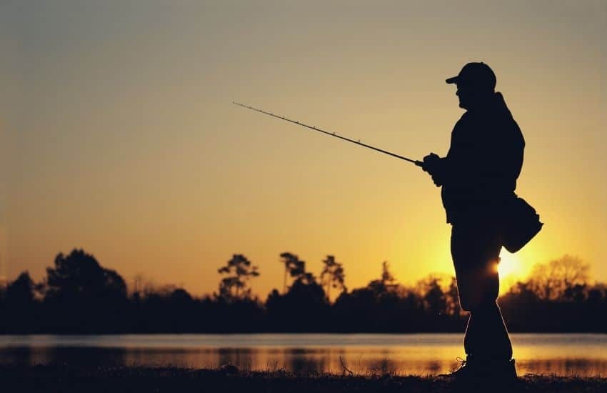 fishing at night