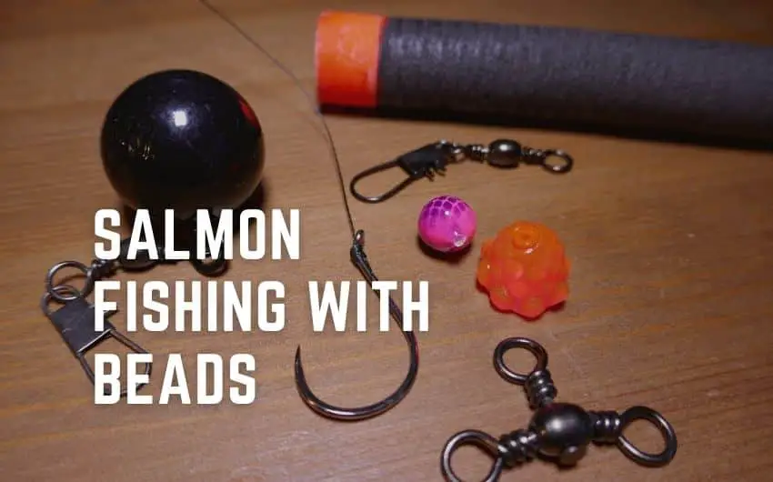 salmon fishing with beads