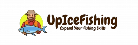 Up ice fishing logo