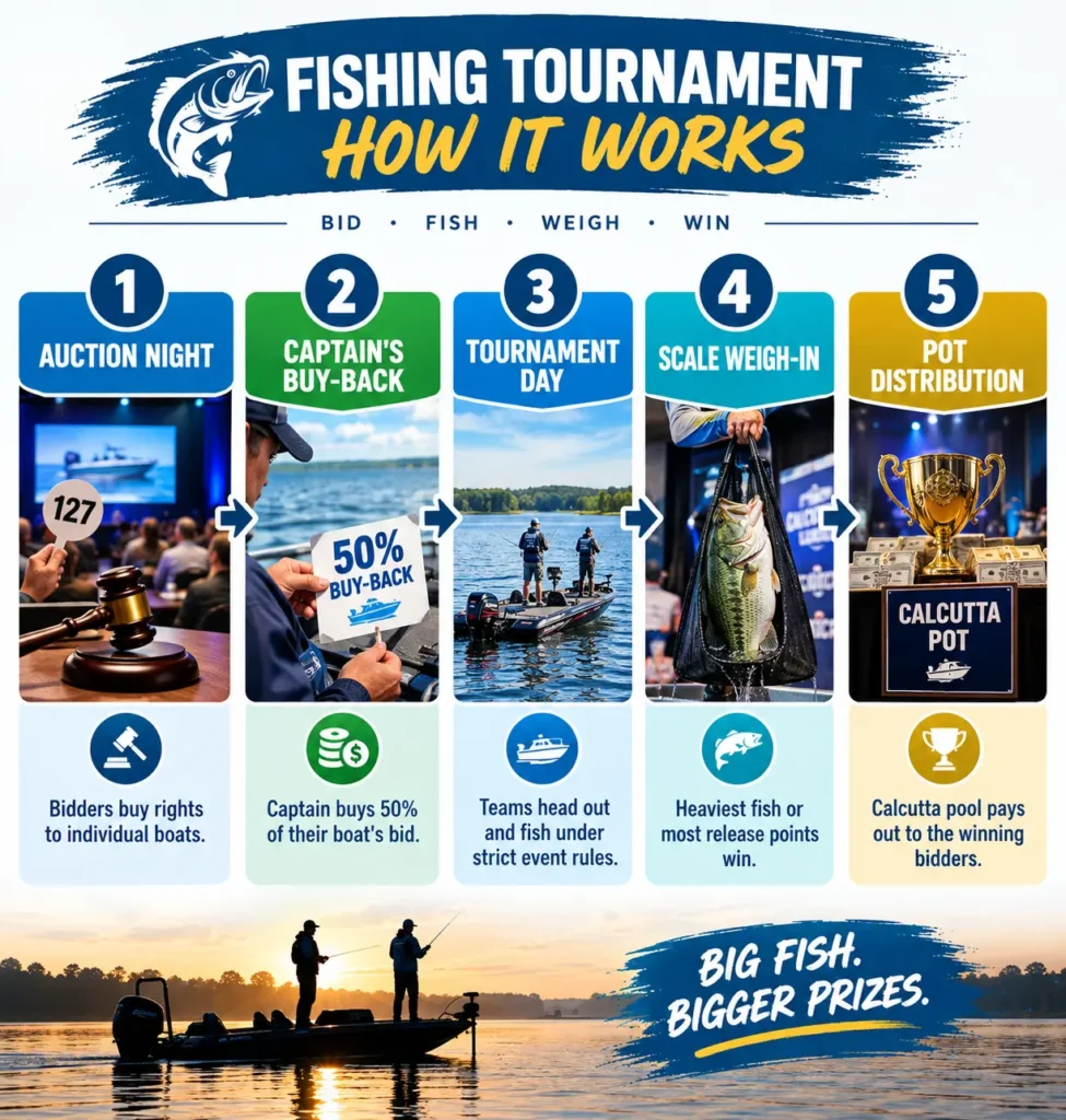 Fishing Tournament Calcutta How It Works Step by Step