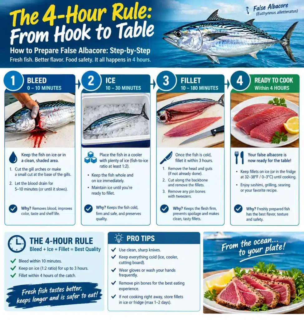 How to Prepare False Albacore for eating