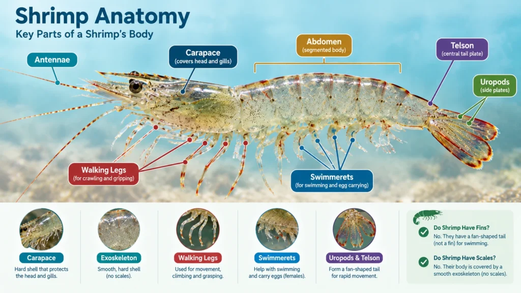 Does Shrimp Have Fins and Scales? Are they Still Unclean 3 Understanding Shrimp Anatomy and Body Parts