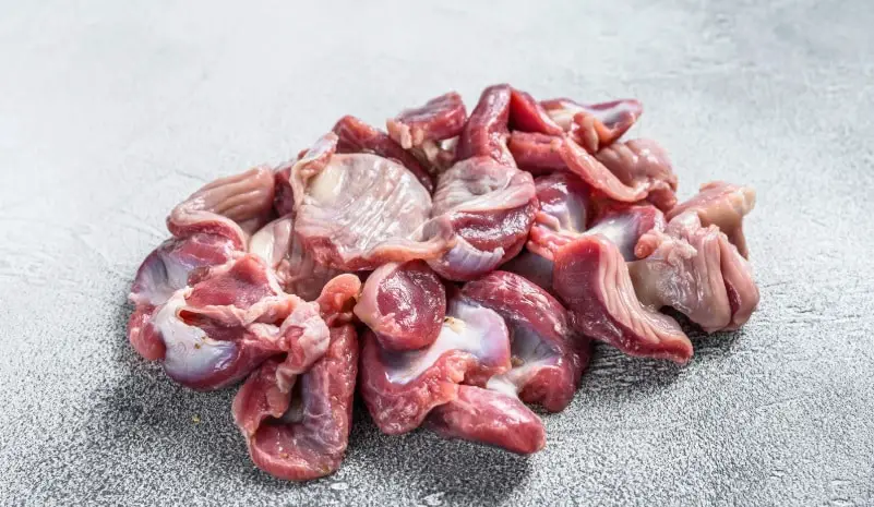 chicken gizzards for catfish bait