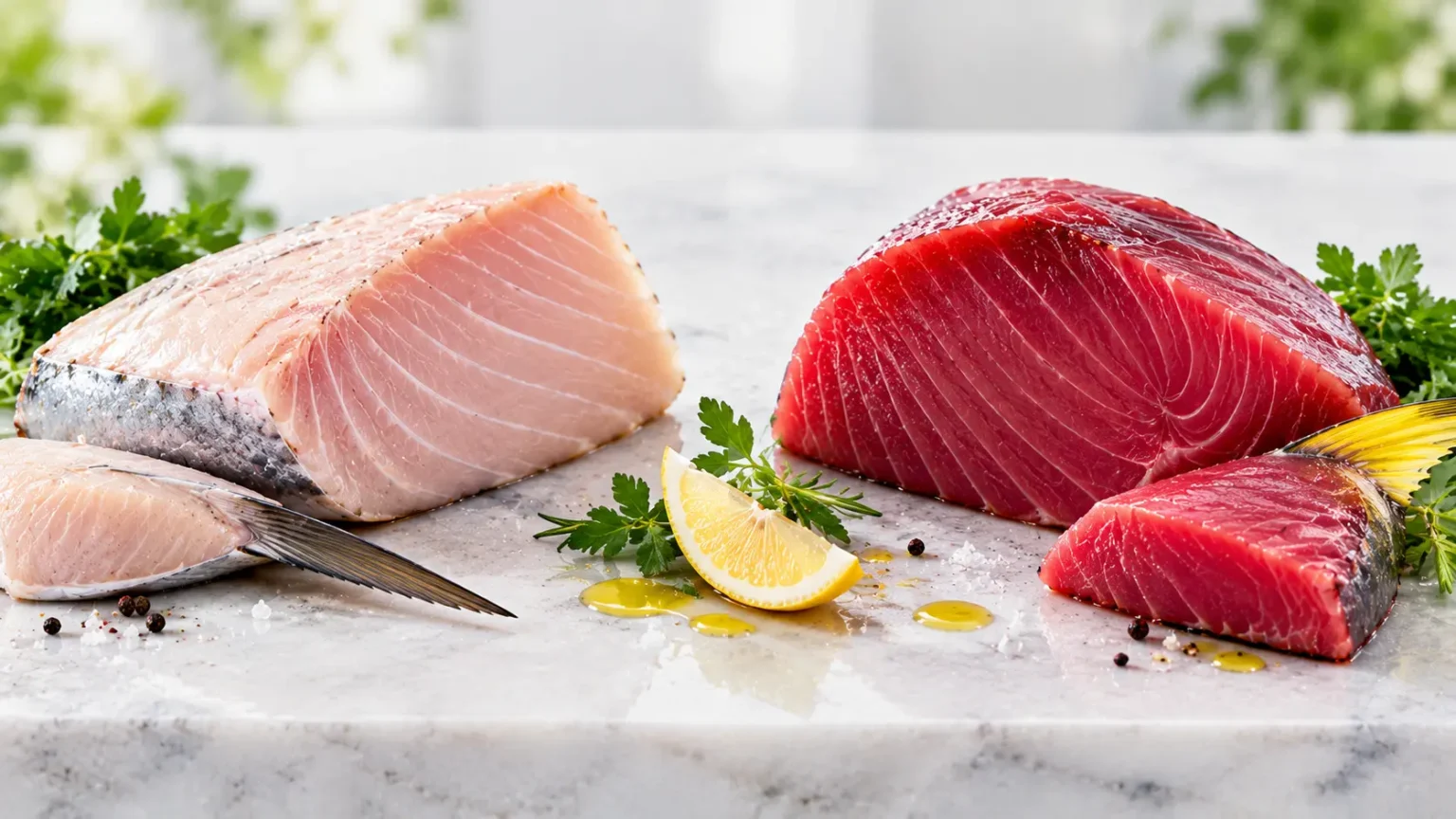 Home 3 Albacore vs Yellowfin Tuna