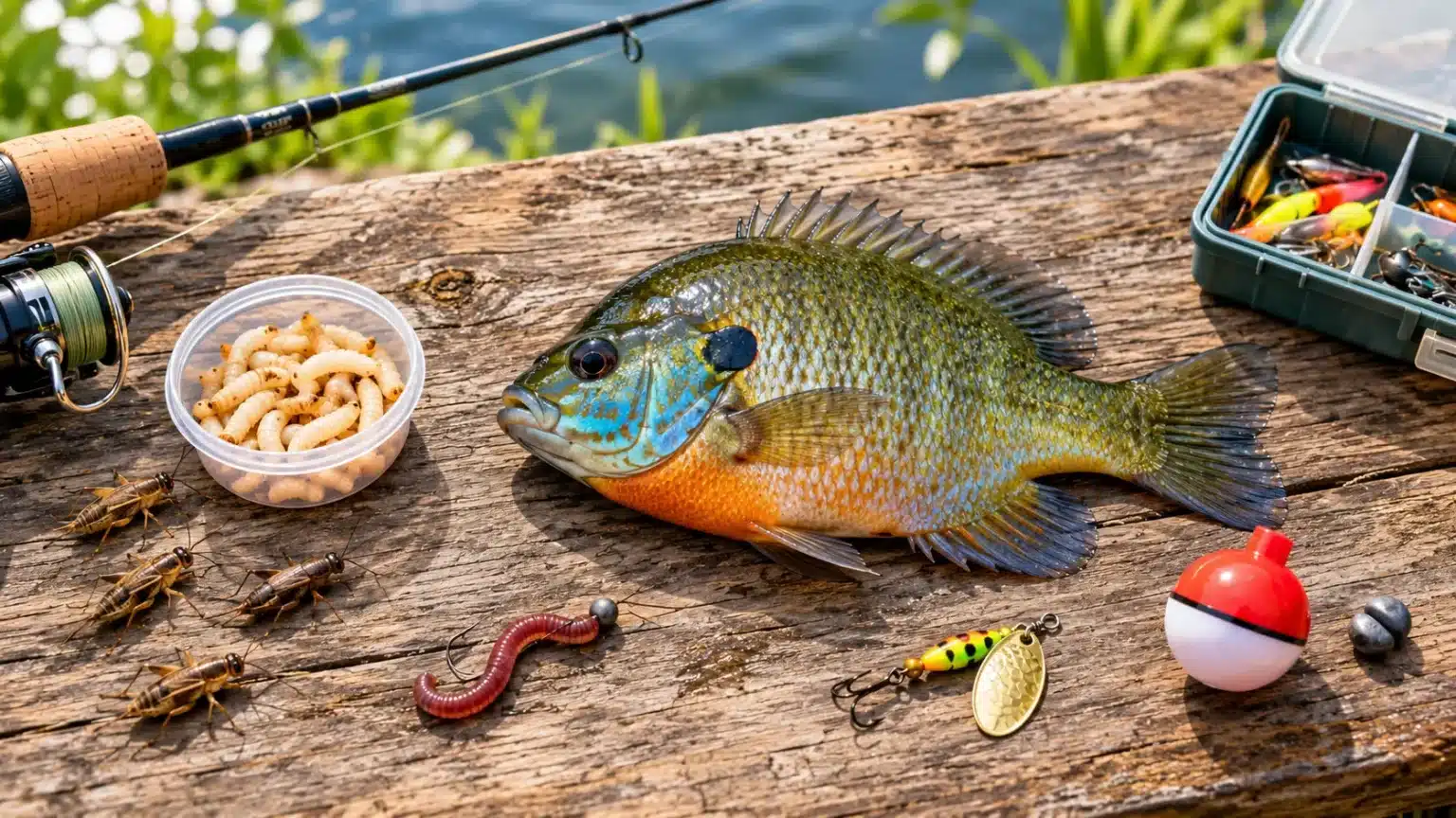 Home 3 Best Bait for Bluegill fish 9 Proven Options for More Bites