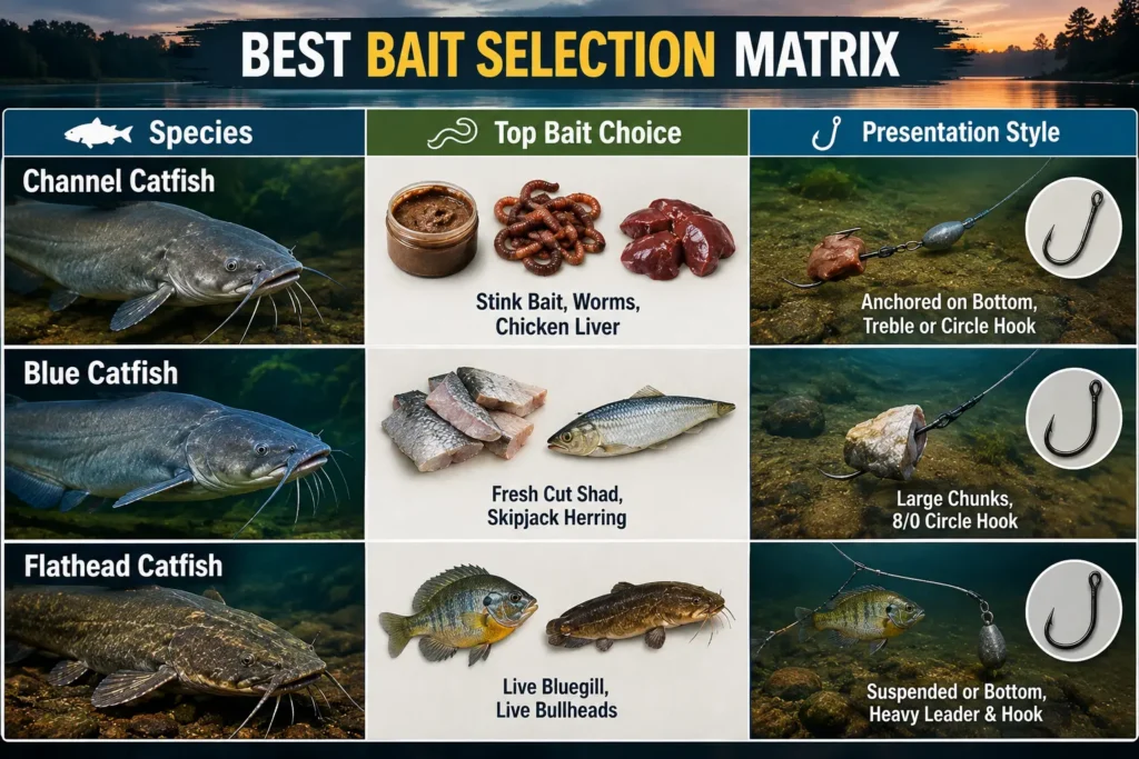 Best Bait for fishing for cats at Night