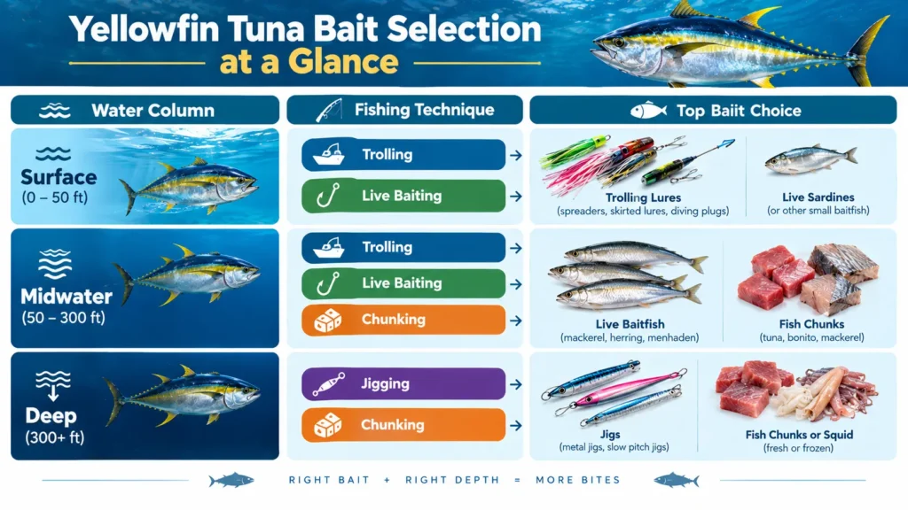 What Bait to Use for Yellowfin Tuna? (9 Proven Options) 2 Best Baits for Yellowfin Tuna