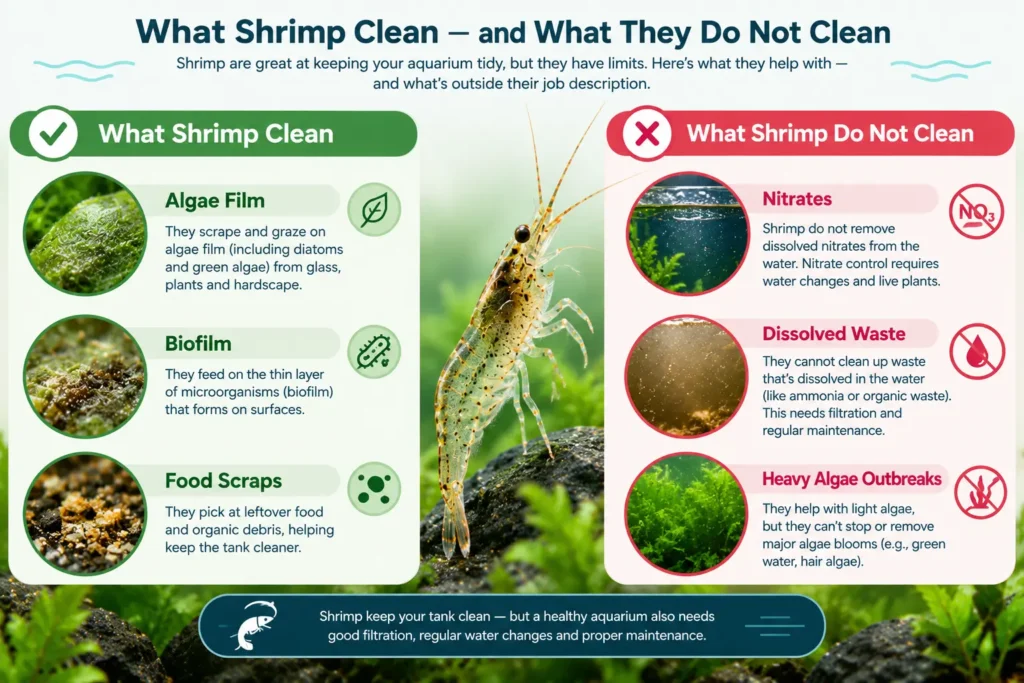 Are Shrimp Bottom Feeders? Facts About Their Diet 3 Do Aquarium Shrimp Clean the Tank