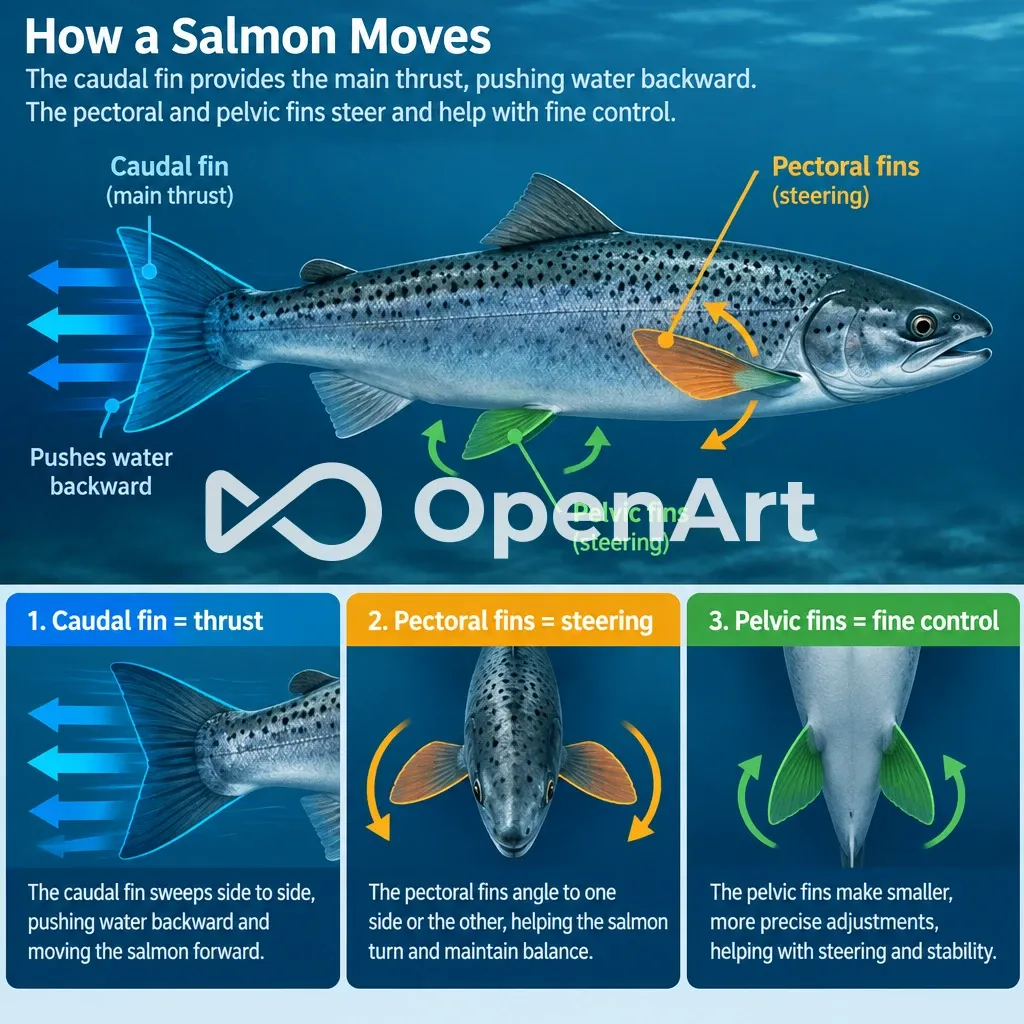 How Does a Salmon’s Tail Fin Help It Swim