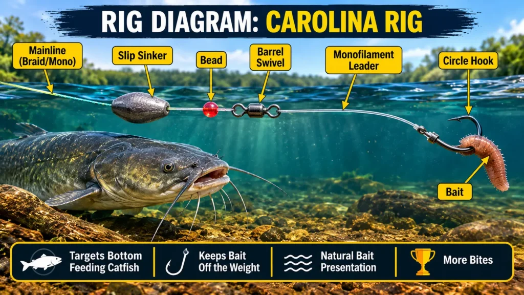 How to Rig Your Line for Night Catfish Fishing