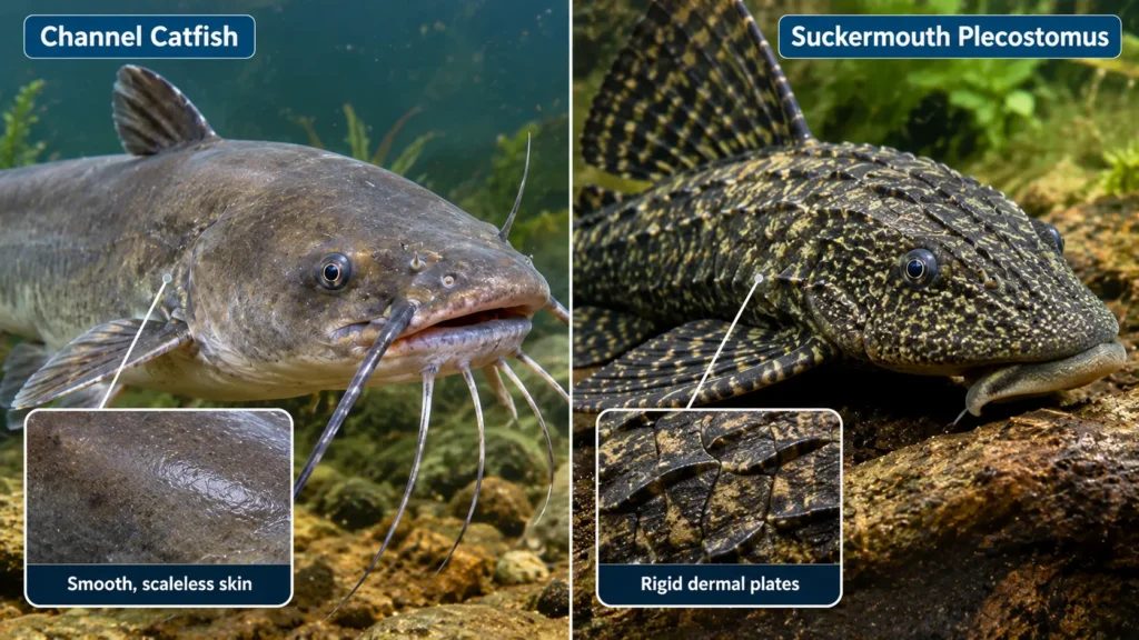 Does Catfish Have Scales? The Surprising Answer 2 Smooth skin vs. armored dermal plates in the catfish family