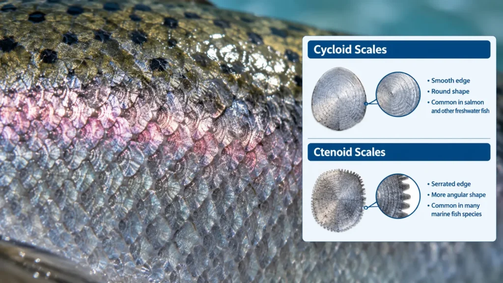 What Do Salmon Scales Look Like