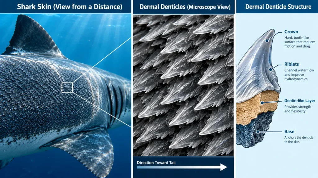 Do Sharks Have Scales or Skin? (A Closer Look) 2 What Do Shark Scales Look Like Under a Microscope